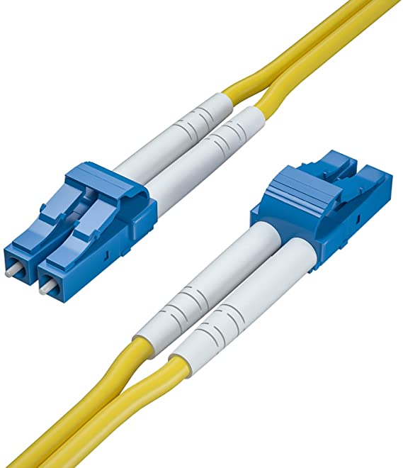 OS2 LC to LC Fiber Patch Cable - 10Gb/Gigabit Singlemode Jumper Duplex 9/125 LSZH Fiber Optic Cord for SMF SFP Transceiver, Computer Fiber Networks and Fiber Test Equipment, 10-Meter(32ft)