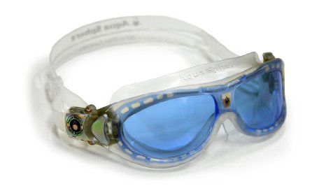 Aqua Sphere Seal Kid Swim Goggle (Blue Lens, Transparent)