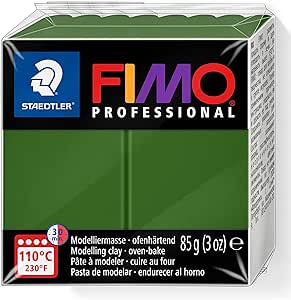 STAEDTLER EF8004-57 8004-57 - Fimo Professional Normalblock, 85 g, blattgrün