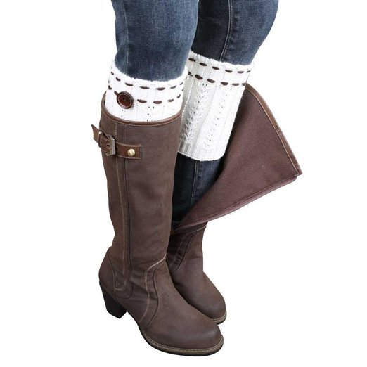 WILLTOO® 2015 Women Leg Warmer Knit Boot Socks Topper Cuff