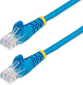 StarTech.com Cat5e Ethernet Cable35 ft - Blue - Patch Cable - Snagless Cat5e Cable - Long Network Cable - Ethernet Cord - Cat 5e Cable - 35ft (RJ45PATCH35)