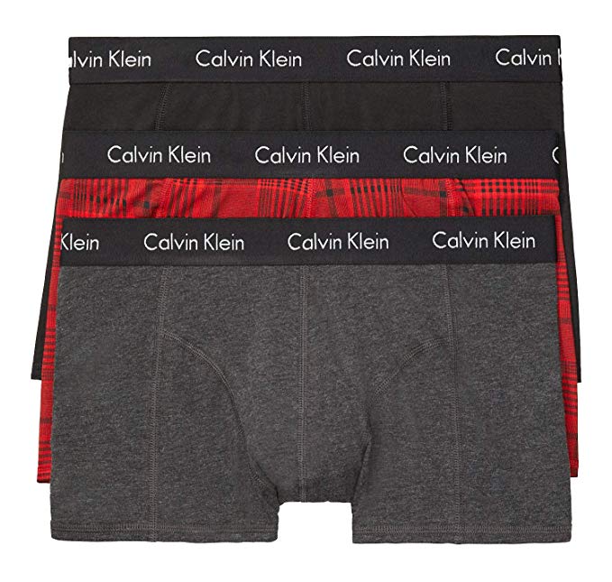 Calvin Klein Men's Elements 3 Pack Trunks