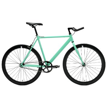 Critical Cycles Classic Fixed-Gear Single-Speed Track Bike with Pursuit Bullhorn Bars