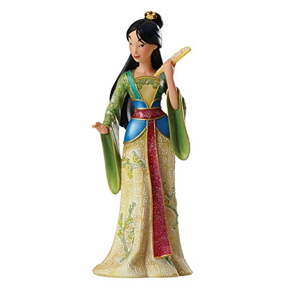 Jim Shore for Enesco Disney Showcase Mulan Couture De Force Figurine, 8.12"