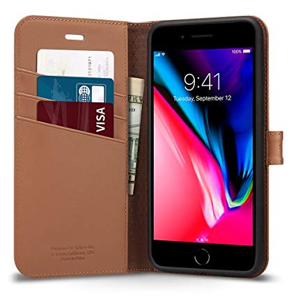 Spigen 8809565303838 Case for iPhone 7/8 Plubrown - Brown