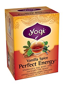 Yogi Teas Vanilla Spice Perfect Energy Tea Bags, 16 Count