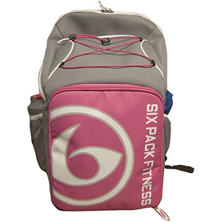 6 Pack Fitness Prodigy Pursuit 500 Backpack Gray/Pink