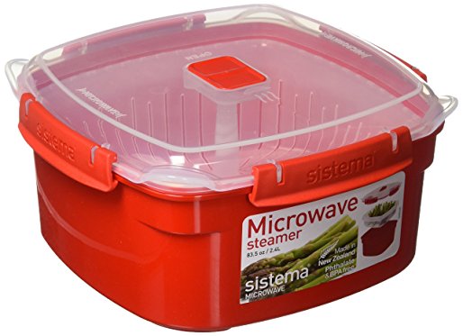 Sistema Medium Microwave Steamer - Random Colors 10.4 Cup capacity 83.5oz