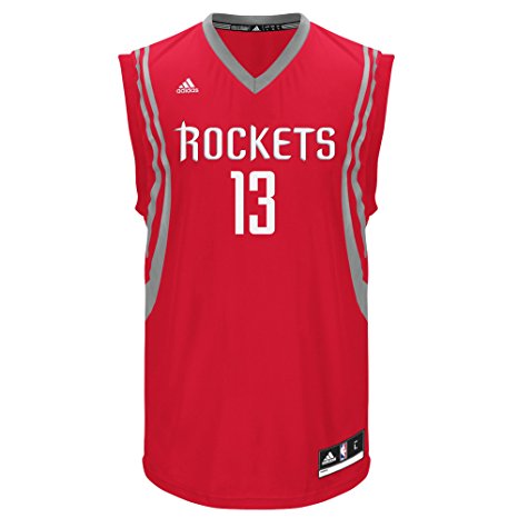 NBA Houston Rockets James Harden #13 Men's Road Replica Jersey, Medium, Red