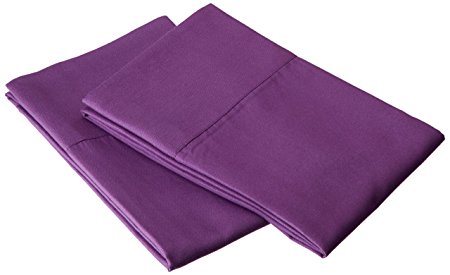 Swan Comfort #1 Pillow Cases Highest Quality Brushed Microfiber 1800 Bedding, Hypoallergenic, King, Purple