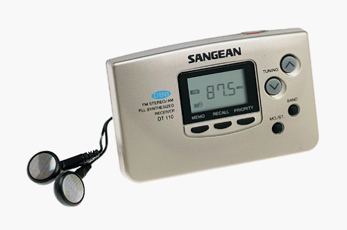 Sangean DT-110GC Digital Pocket AM/FM Stereo Receiver
