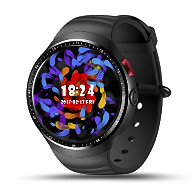 Smart Watch Phone AMOLED Screen Quad Core CPU GSM GPS Pedometer Heart Rate Smartwatch for Android