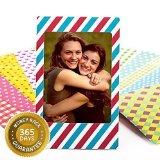 Fujifilm Instax Mini 8 Film Stickers - Colorful 80 Different Design Borders for Scrapbooking Notes and Messages - Fuji Instax Mini Films Sticker for Instant and Polaroid Cameras - Instant Mini Films Decoration for Photos