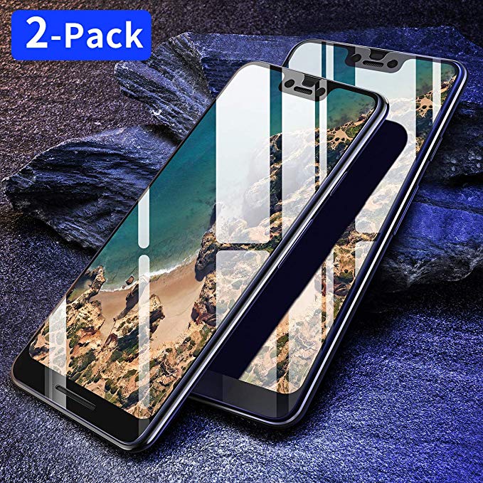 Screen Protector Compatible Google Pixel 3XL, [2-Pack] Ainope Tempered Glass Screen Protector Full-Coverage 0.33mm Compatible for Google Pixel 3XL [Case Friendly] Anti-Fingerprint