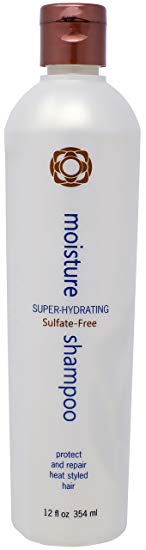 Thermafuse Moisture Shampoo (12 Ounce) Sulfate Free, Extra Moisturizing, Hydrating, Repairing, Color Safe Shampoo for Dry, Damaged, Colored, Highlighted, Over Processed Hair Types