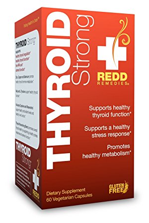 Redd Remedies - Thyroid Strong, A Comprehensive Answer to Supporting Healthy Thyroid Regulation, 60 count