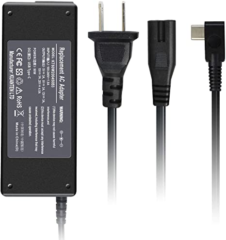90W USB-C Type-C AC Charger Fit for Lenovo HP Dell ASUS Acer Chromebook Laptops Notebooks 4X20M26268 R2M8K 925740-002 00HM651 Matebook,Redimibook, Smart Phones, All Type-C Machine - Shareway
