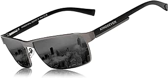 KINGSEVEN Mode Photochrome Sonnenbrille Männer Frauen Polarisierte Piloten-Sonnenbrille Quadratische Blendschutz-Fahrbrille UV400