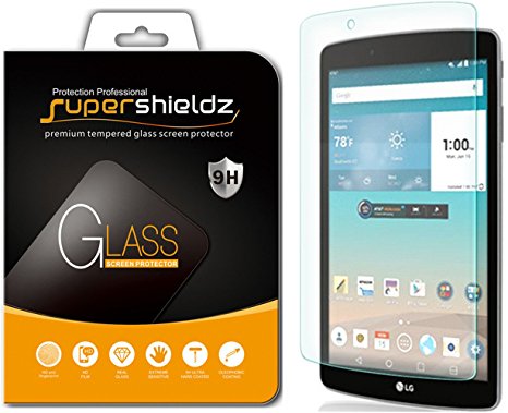 Supershieldz for LG G Pad F 8.0 / LG G Pad F 8.0 (2nd Gen) Tempered Glass Screen Protector, Anti-Scratch, Anti-Fingerprint, Bubble Free, Lifetime Replacement Warranty