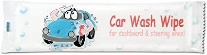Auto Dashboard Cleaning, Car Wash Wipes for use at Home - 50 Individually Sealed Wipes