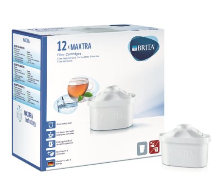 BRITA MAXTRA Water Filter Cartridges - Pack of 12