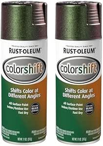 Rust-Oleum 372478 Specialty Color Shift Spray Paint, 11 oz, Green Copper (Pack of 2)