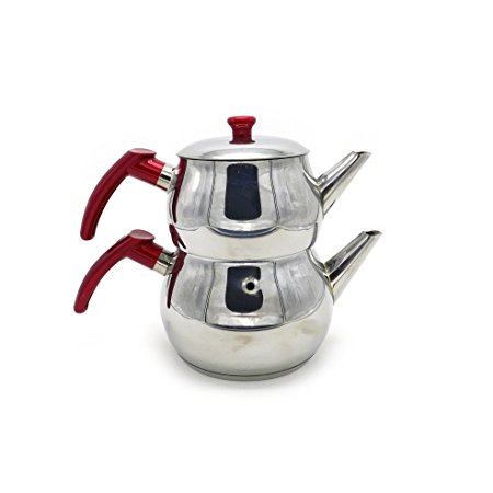 Stainless Steel Turkish Tea Pot Size No:2