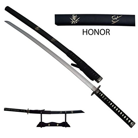 Last Samurai Japanese Sword Katana Honor w/ Free Stand