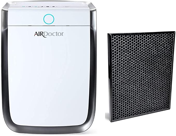 AIRDOCTOR AD3000 4-in-1 Air Purifier and AIRDOCTOR Genuine Replacement Carbon Gas Trap VOC Filter with Pre-Filter Bundle