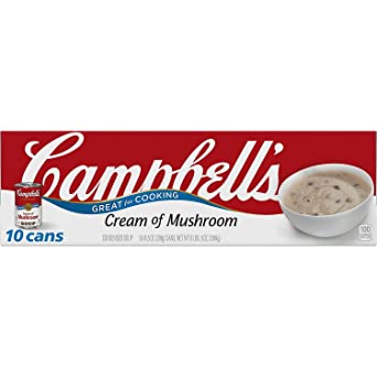 Campbell's Condensed Cream of Mushroom Soup (10.5 oz., 10 pk.)