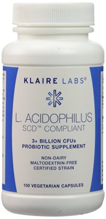 Klaire Labs - L-Acidophilus SCD Compliant 100 vcaps