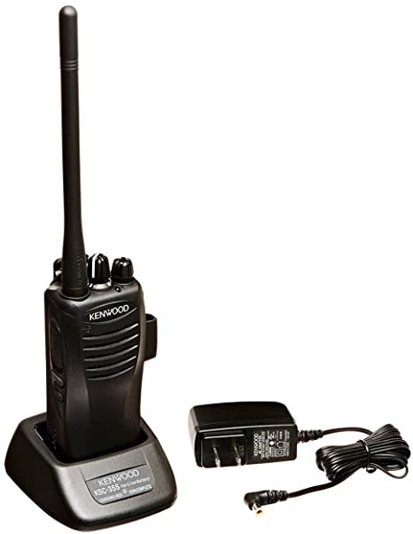 Kenwood TK-3400U4P ProTalk Compact UHF 4 Channel Portable Two-Radio, Black, 2 Watts Transmit Power/Range up to 6 Miles, Wireless Cloning, Calling Alert, Internal Vox/Hands Free Ready