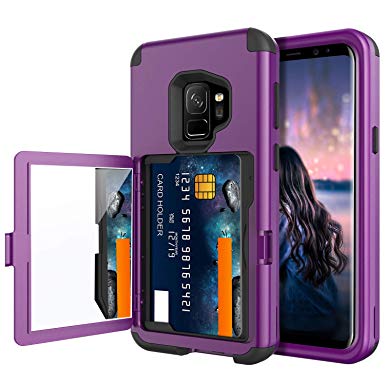 Galaxy S9 Case,Samsung Galaxy S9 Case,BENTOBEN Slim Shockproof Heavy Duty Rugged 3 in 1 Hybrid Hard PC Cover Soft TPU Bumper Full-Body Protective Samsung Galaxy S9 Phone Case for Girls Women,Purple