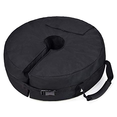 MaidMAX Umbrella Weights, Umbrella Base Weight Bag Sand Bags with Large Opening, for Patio Beach Outdoor Offset and Cantilever Umbrellas/Flagpoles, Round