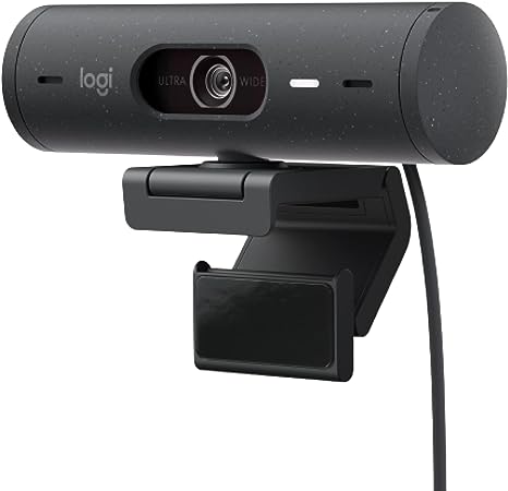 Logitech Brio 500 Webcam 4 MP 1920 x 1080 Pixels USB-C Graphite, W128163427 (1080 Pixels USB-C Graphite)