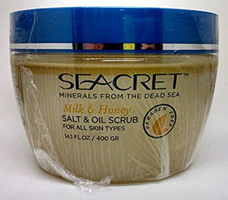 Seacret Salt & Oil Scrub Milk & Honey 14.1 oz - 400gr