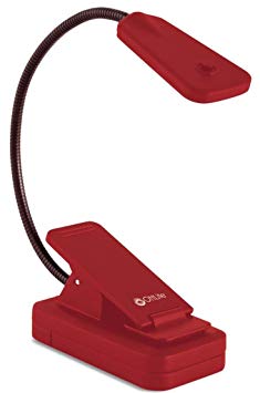 OttLite B01909-FFP Portable LED Book Light, Red