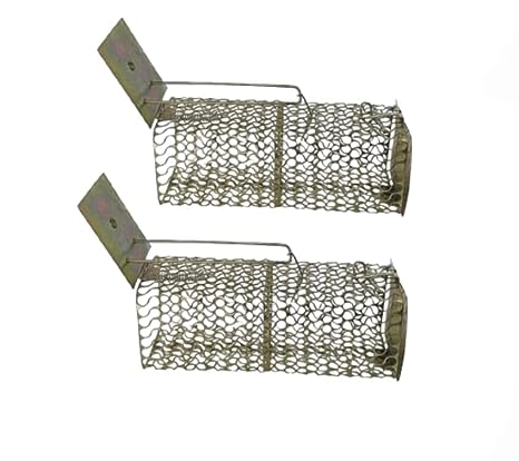 YOOKO® (Pack of 2) Rat/Mouse/Rodent Trap Cage Rustic Copper (1, Medium/20.5 X 8 X 8 cm)