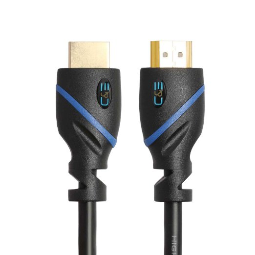 High Speed HDMI Cable (30 Feet) With Ethernet - CL3 Certified - Supports 3D and Audio Return Channel, 1-Pack