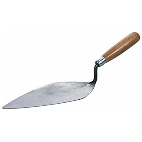 QLT By MARSHALLTOWN 926 10-Inch by 4-3/4-Inch Brick Trowel London Pattern with Wood Handle
