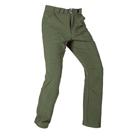 FREE SOLDIER Outdoor Men's Lightweight Waterproof Quick Dry Tactical Pants Nylon Spandex