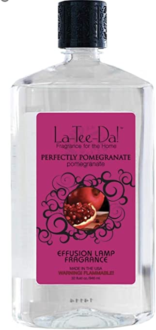 La-Tee-Da Effusion and Fragrance Lamp Oil Refills - 32 oz - PERFECTLY POMEGRANATE