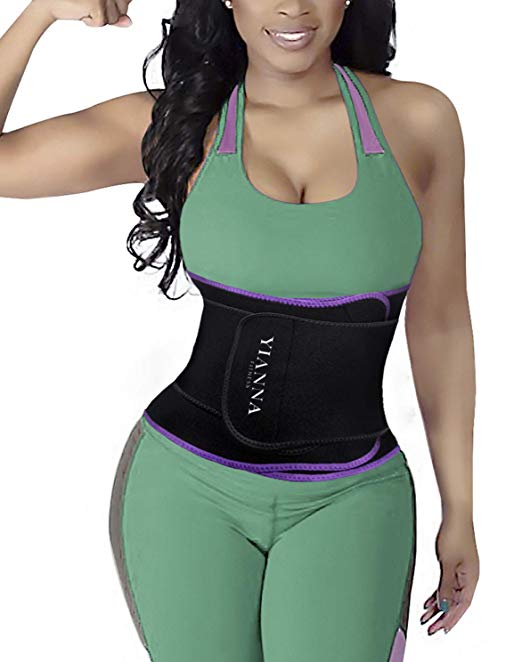 YIANNA Waist Trainer Slimming Body Shaper Belt - Sport Girdle Waist Trimmer Compression Belly Weight Loss