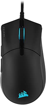 CORSAIR Sabre RGB PRO Champion Series FPS/MOBA Gaming Mouse - Ergonomic Shape for Esports and Competitive Play - Ultra-Lightweight 74g - Flexible Paracord Cable