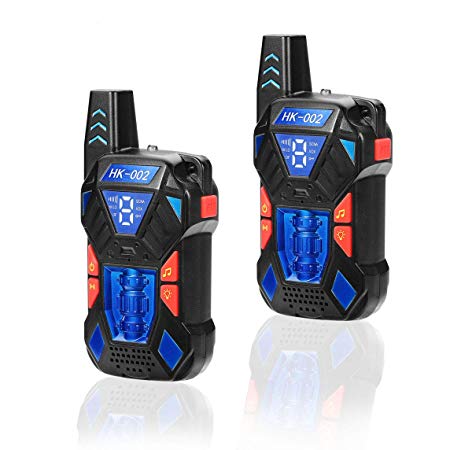 Happy Gift Kids Toys Walkie Talkies, Yard Toys for 3-12 Year Old Boys,Children Walkie Talkies Toys for 4-9 Old Year Teen Boys Gifts.HK-002B01,1Pair