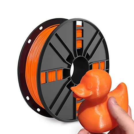 TPU Filament,Vacuum Sealed Flexible TPU Filament 1.75mm, Dimensional Accuracy  /- 0.05 mm, Orange 3D Filament TPU 1.75