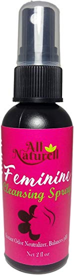 All Natural On The Go Feminine Hygiene Spray | Instant Odor Neutralizer | Relief from Yeast Infection & BV | Paraben and Fragrance Free (2 oz)