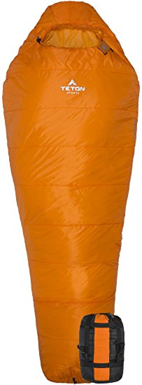 TETON Sports Altos Ultralight Mummy Sleeping Bag Perfect for Backpacking, Hiking, and Camping; 3-4 Season Mummy Bag; Free Stuff Sack Included