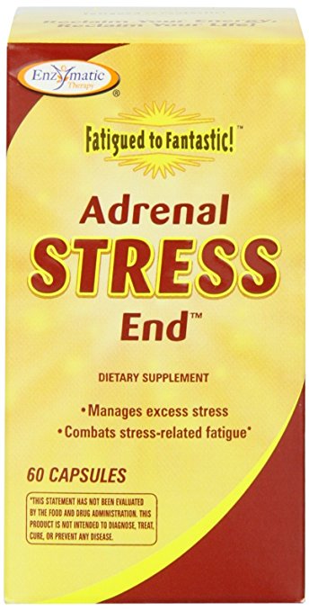 Enzymatic Therapy Fatigued To Fantastic Adrenal Stress End, 60 Capsules