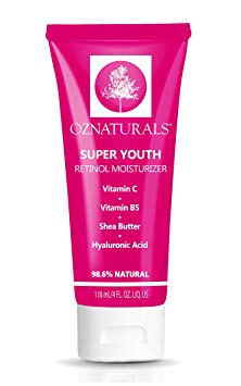 OZNaturals Retinol moisturiser - Best Anti Aging, Anti Wrinkle Retinol Cream, 98% Natural, 4 fl. oz - 4.00 Fl Oz